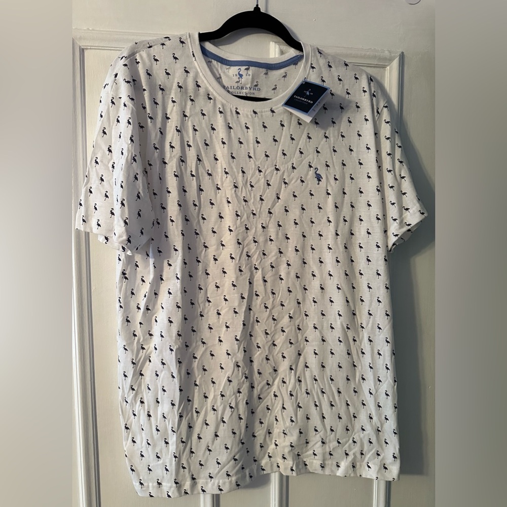 NWT men’s Taylor Byrd short sleeve shirt. Size large